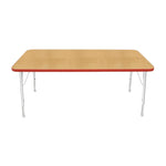 Mahar Creative Colors Large Rectangle Creative Colors Activity Table with Heavy Duty Laminate Top (30