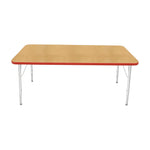 Mahar Creative Colors Large Rectangle Creative Colors Activity Table with Heavy Duty Laminate Top (30