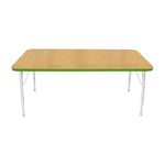 Mahar Creative Colors Large Rectangle Creative Colors Activity Table with Heavy Duty Laminate Top (30