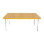 Mahar Creative Colors Large Rectangle Creative Colors Activity Table with Heavy Duty Laminate Top (30