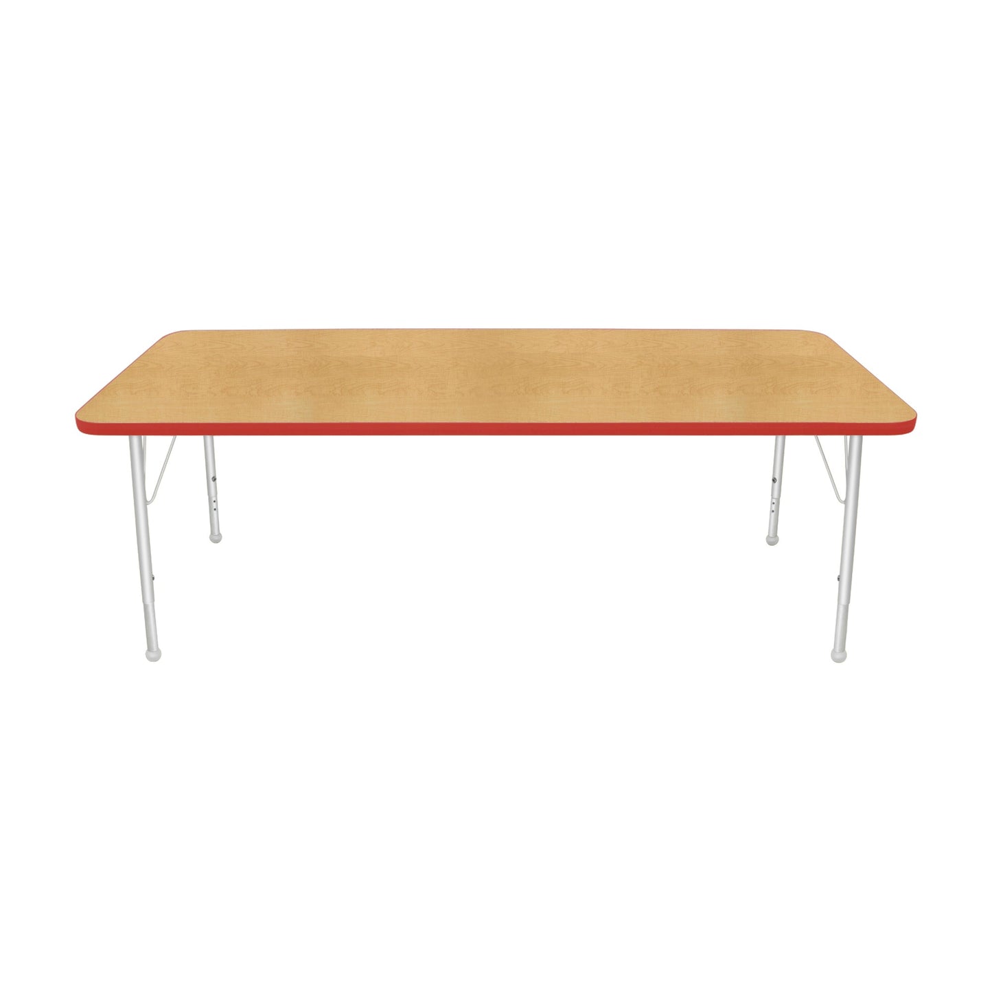 Mahar Creative Colors Small Rectangle Creative Colors Activity Table with Heavy Duty Laminate Top (30"W x 72"L x 22-30"H) - SchoolOutlet