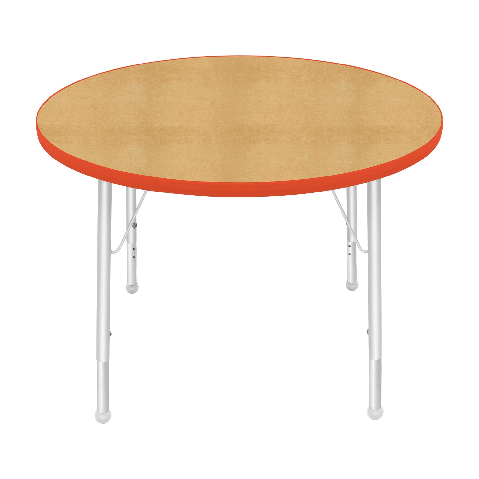 Mahar Creative Colors Large Round Creative Colors Activity Table with Heavy Duty Laminate Top (36" Diameter x 22-30"H) - SchoolOutlet