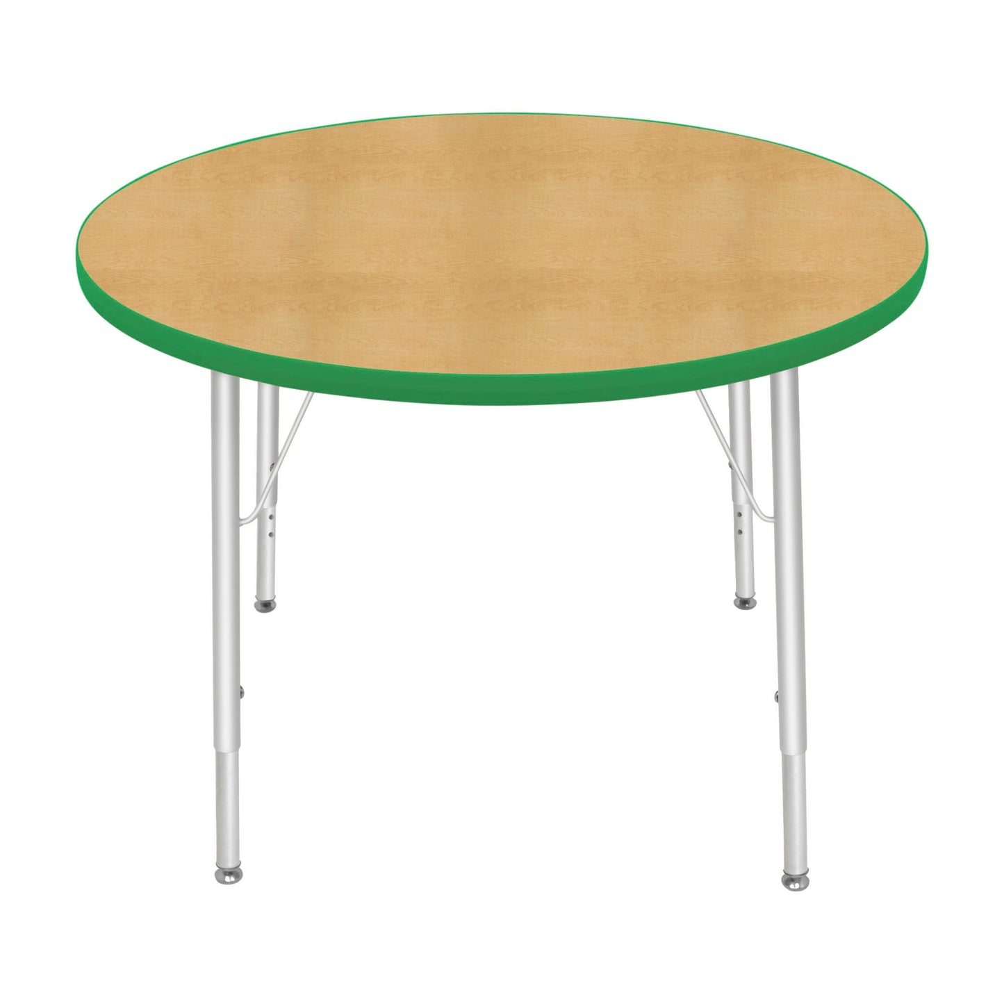 Mahar Creative Colors Large Round Creative Colors Activity Table with Heavy Duty Laminate Top (36" Diameter x 22-30"H) - SchoolOutlet