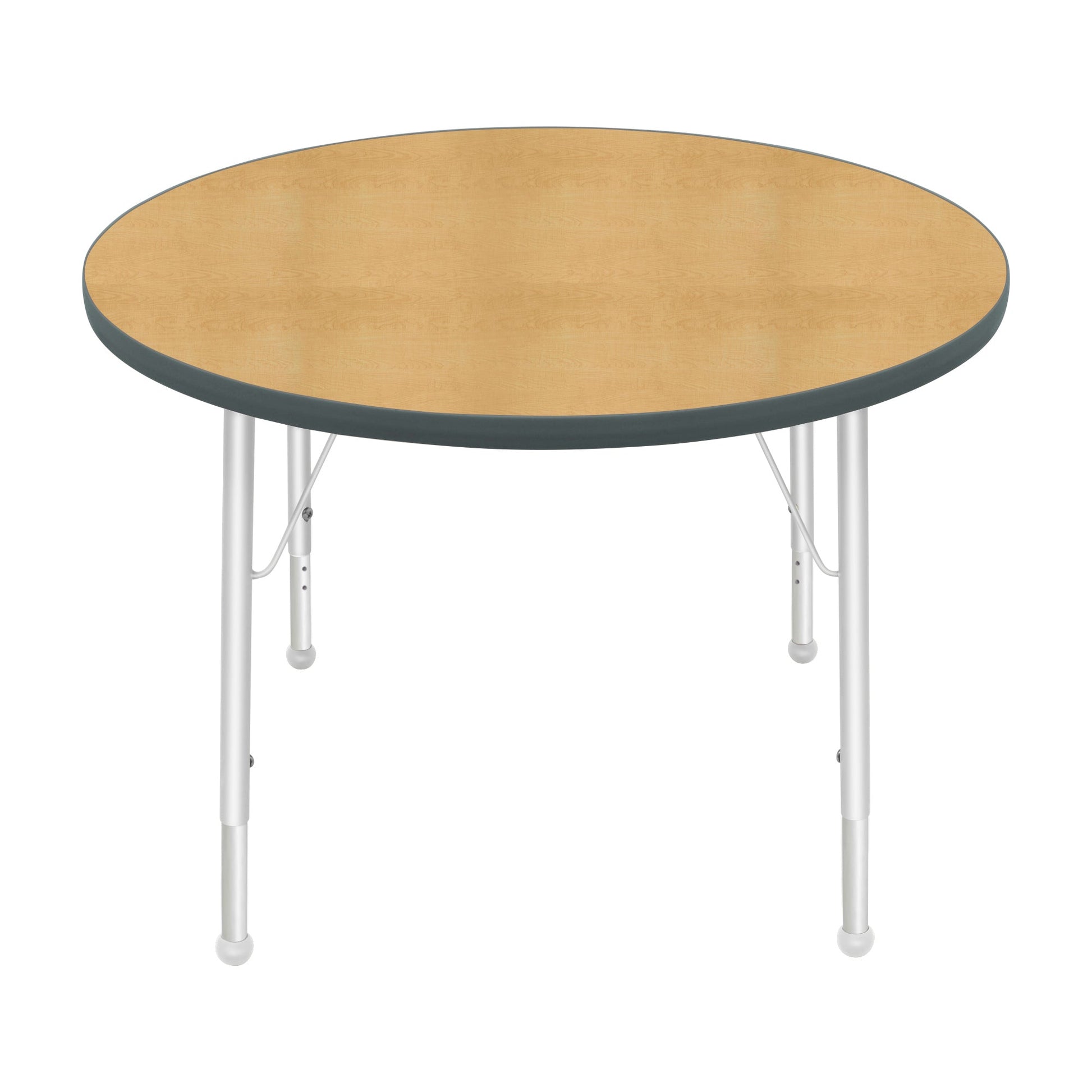 Mahar Creative Colors Large Round Creative Colors Activity Table with Heavy Duty Laminate Top (36" Diameter x 22-30"H) - SchoolOutlet