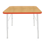 Mahar Creative Colors Large Square Creative Colors Activity Tables with Heavy Duty Laminate Top (36