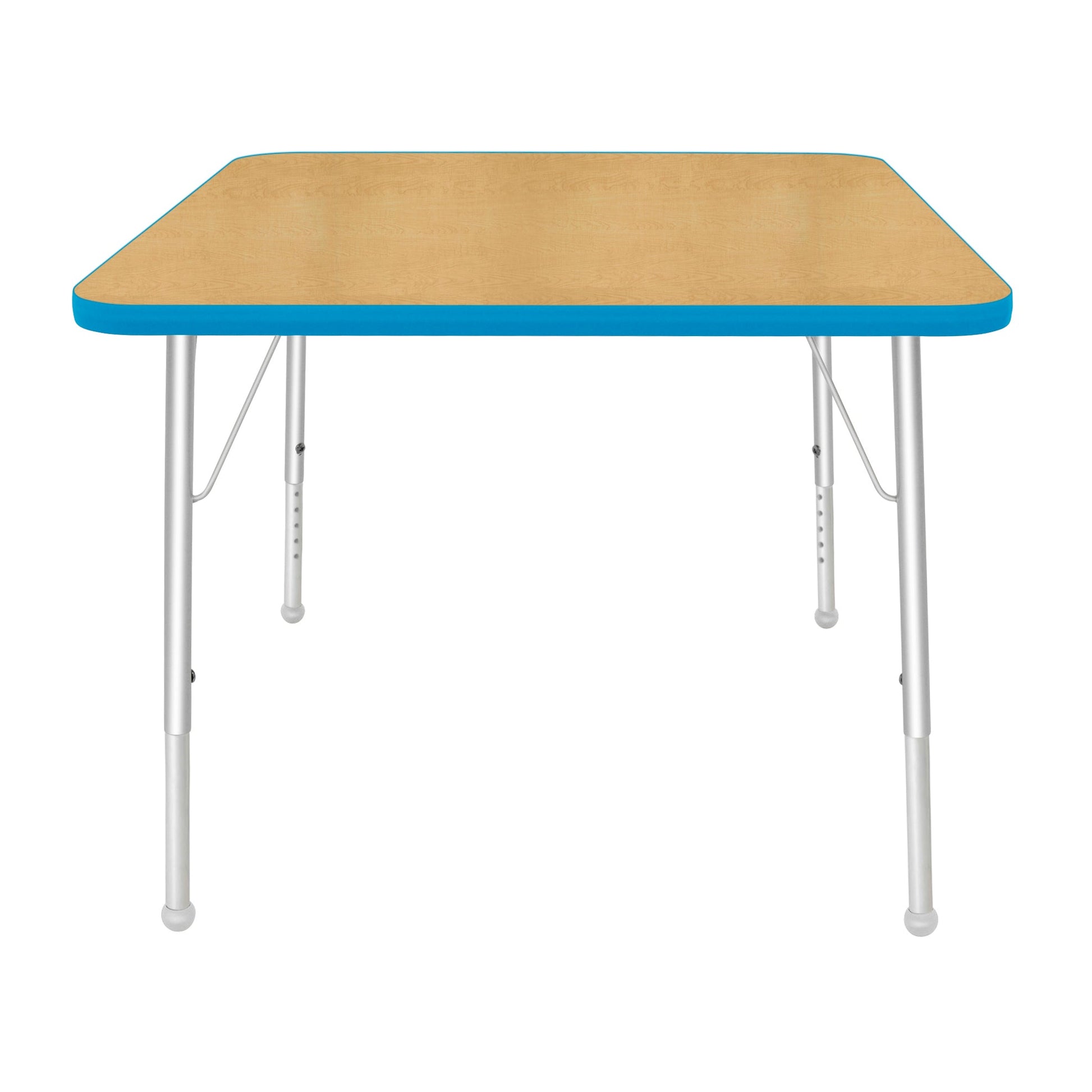 Mahar Creative Colors Large Square Creative Colors Activity Tables with Heavy Duty Laminate Top (36"W x 36"L x 21-30"H) - SchoolOutlet