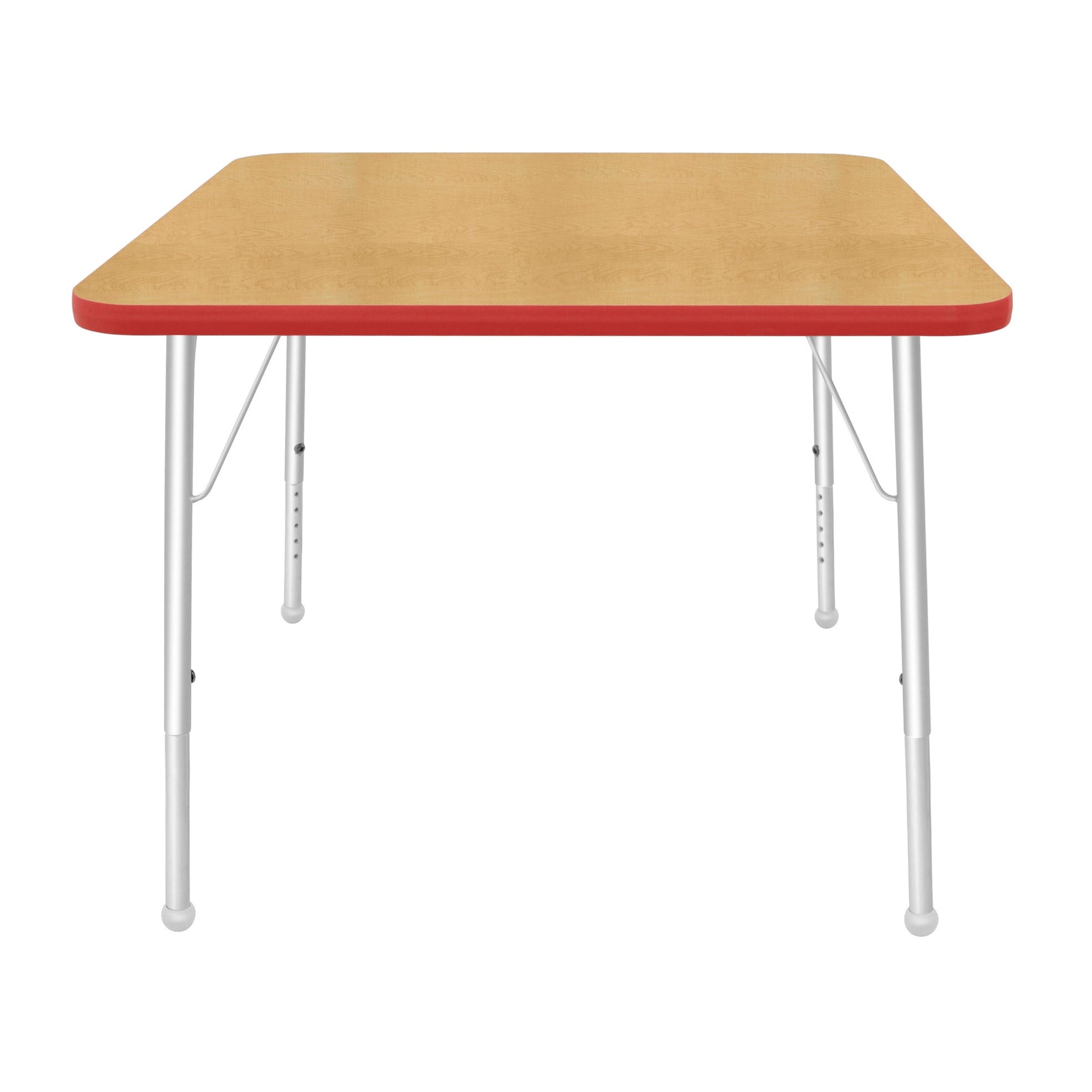 Mahar Creative Colors Large Square Creative Colors Activity Tables with Heavy Duty Laminate Top (36"W x 36"L x 21-30"H) - SchoolOutlet