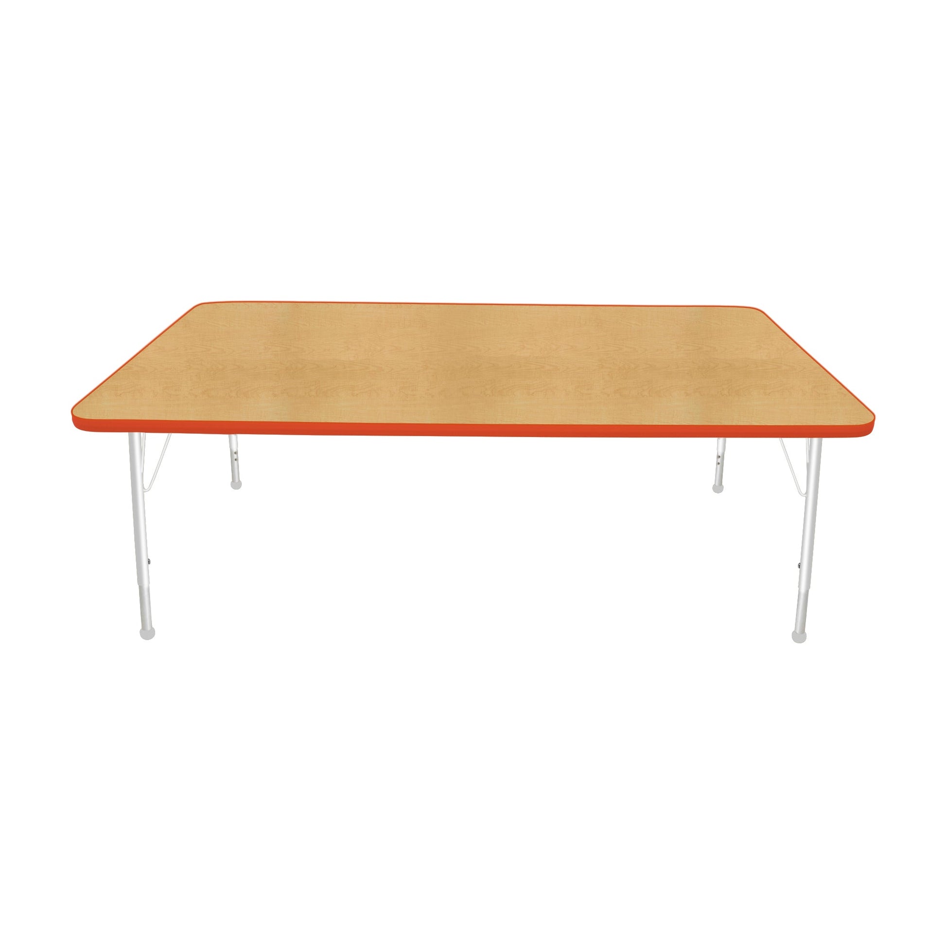 Mahar Creative Colors Large Rectangle Creative Colors Activity Table with Heavy Duty Laminate Top (42"W x 72"L x 22-30"H) - SchoolOutlet