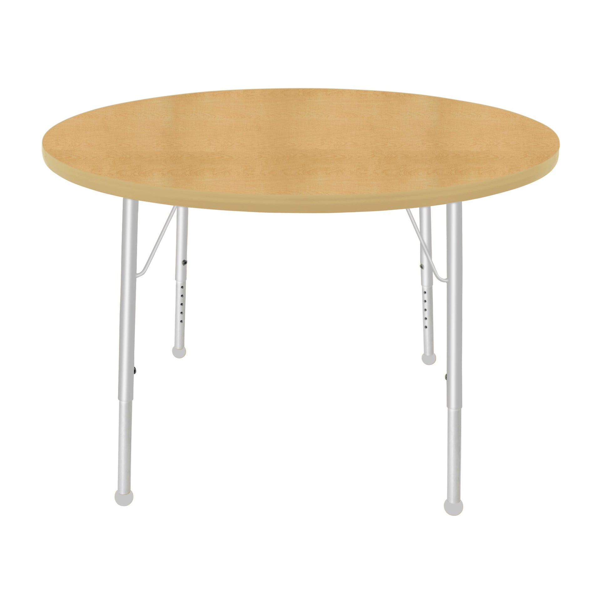 Mahar Creative Colors Large Round Creative Colors Activity Table with Heavy Duty Laminate Top (42" Diameter x 21-30"H) - SchoolOutlet