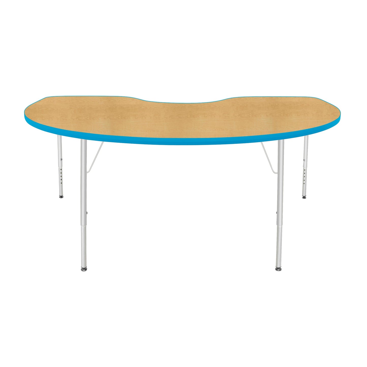 Mahar Creative Colors Kidney Creative Colors Activity Table with Heavy Duty Laminate Top (48"W x 72"L x 22-30"H) - SchoolOutlet