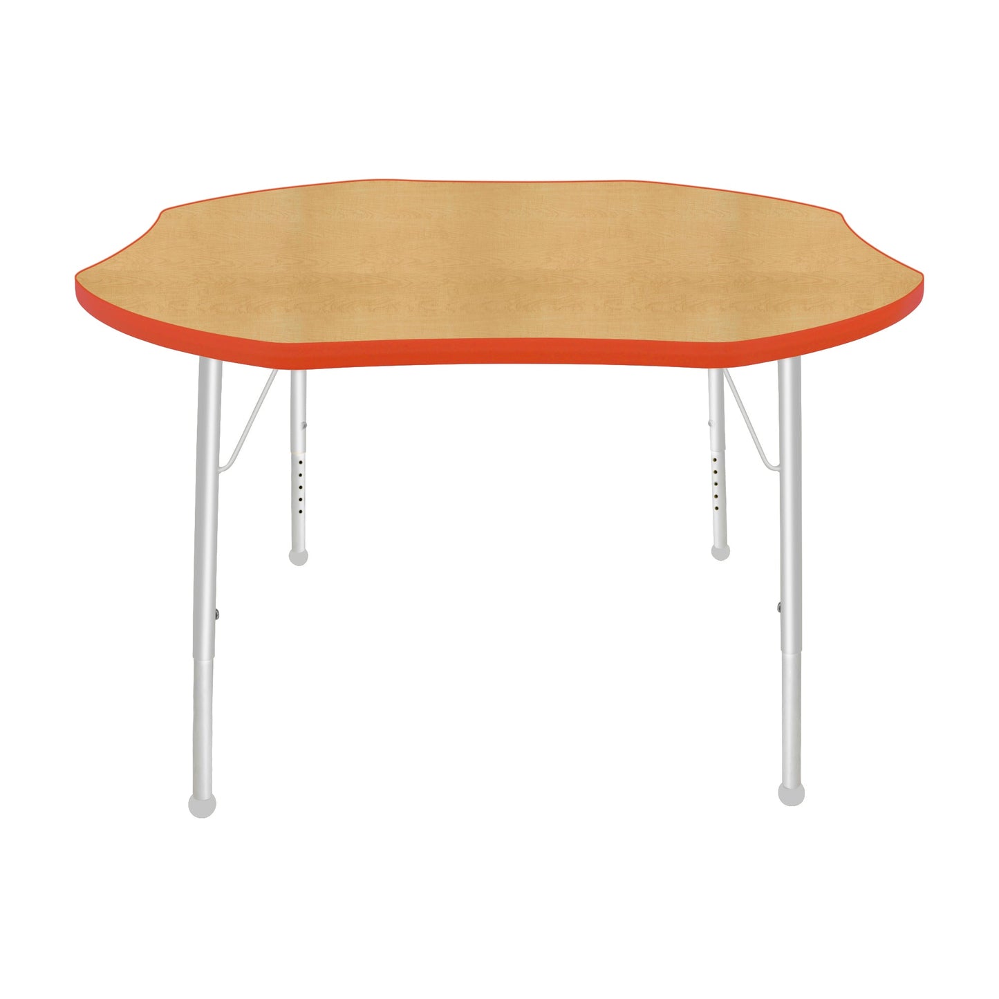 Mahar Creative Colors Shamrock Creative Colors Activity Table with Heavy Duty Laminate Top (48" Diameter x 21-30"H) - SchoolOutlet