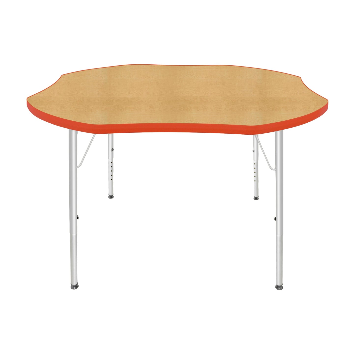 Mahar Creative Colors Shamrock Creative Colors Activity Table with Heavy Duty Laminate Top (48" Diameter x 21-30"H) - SchoolOutlet