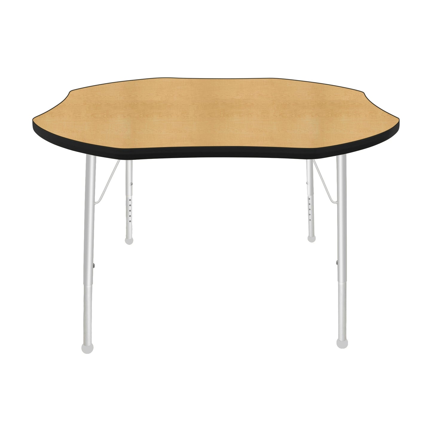 Mahar Creative Colors Shamrock Creative Colors Activity Table with Heavy Duty Laminate Top (48" Diameter x 21-30"H) - SchoolOutlet