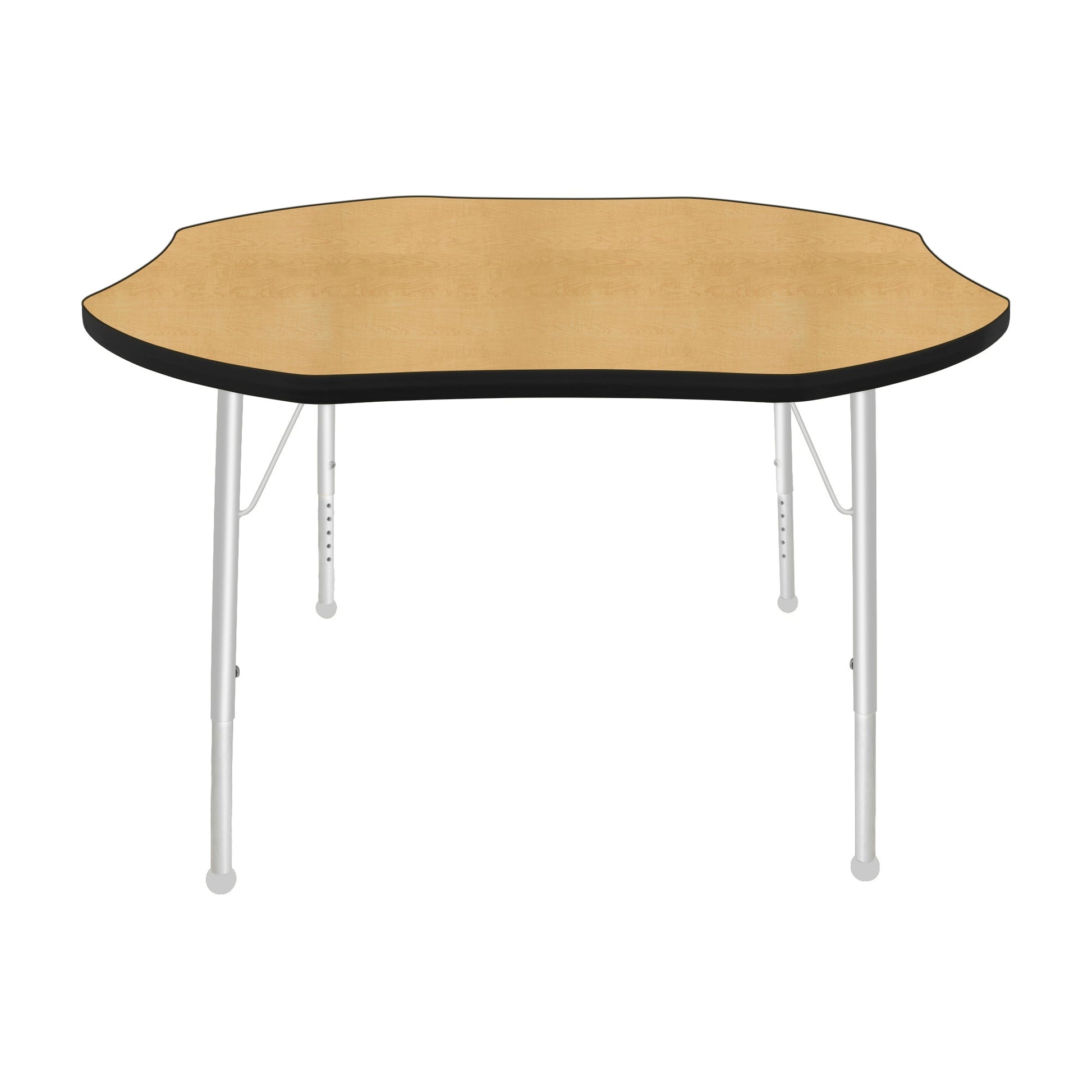 Mahar Creative Colors Shamrock Creative Colors Activity Table with Heavy Duty Laminate Top (48" Diameter x 21-30"H) - SchoolOutlet