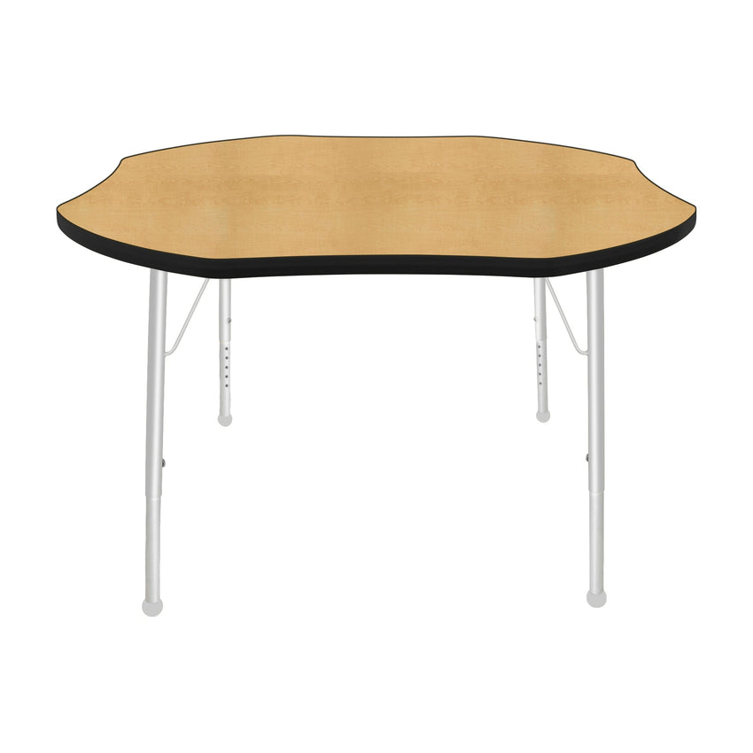 Mahar Creative Colors Shamrock Creative Colors Activity Table with Heavy Duty Laminate Top (48" Diameter x 21-30"H) - SchoolOutlet