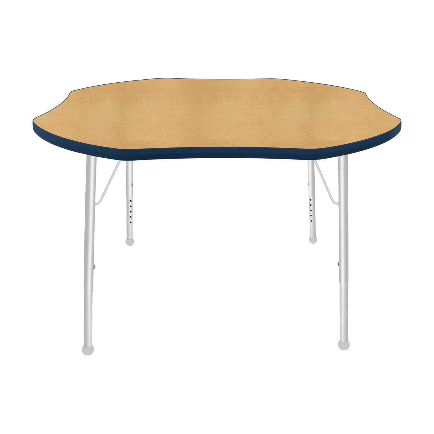 Mahar Creative Colors Shamrock Creative Colors Activity Table with Heavy Duty Laminate Top (48" Diameter x 21-30"H) - SchoolOutlet
