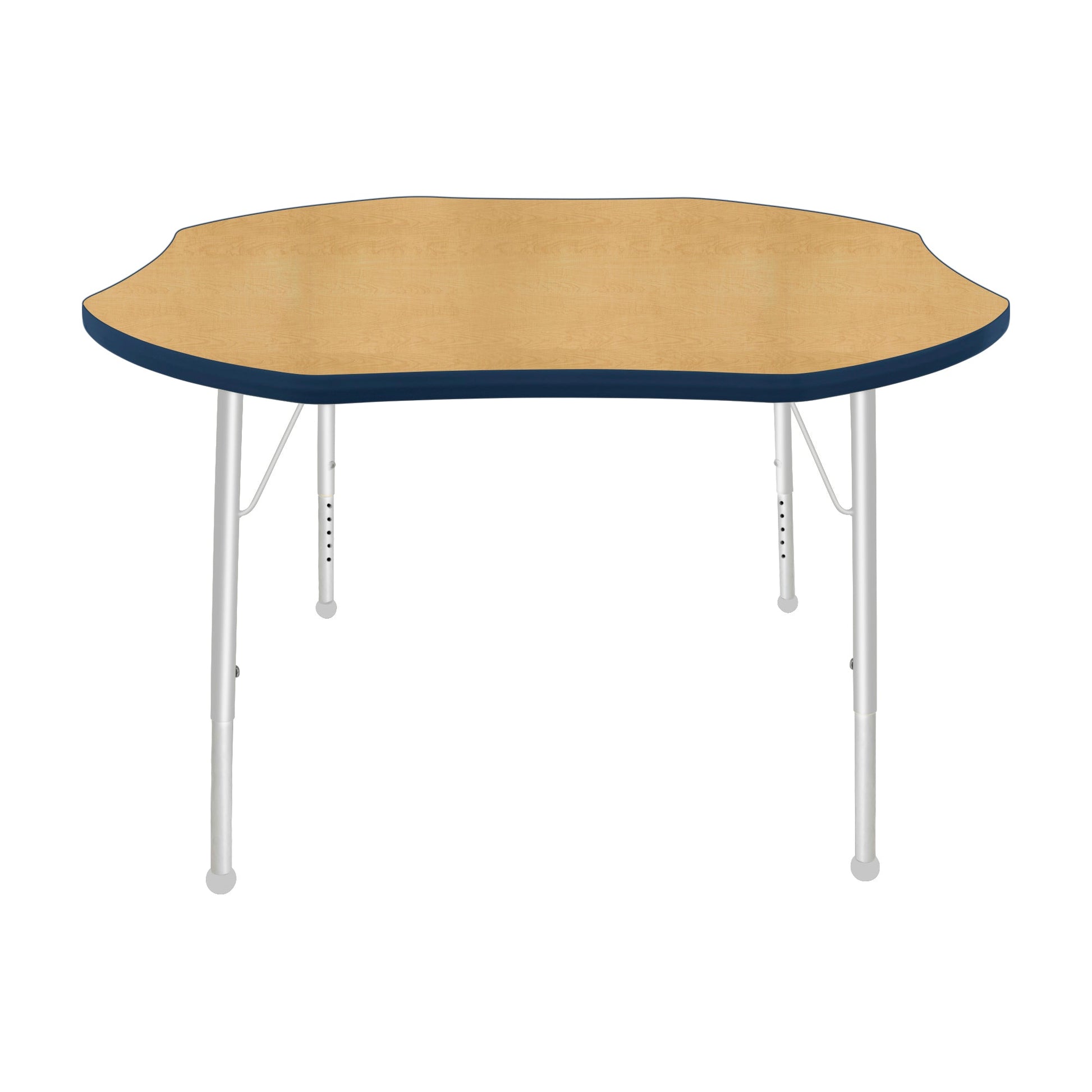 Mahar Creative Colors Shamrock Creative Colors Activity Table with Heavy Duty Laminate Top (48" Diameter x 21-30"H) - SchoolOutlet