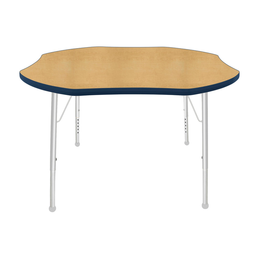 Mahar Creative Colors Shamrock Creative Colors Activity Table with Heavy Duty Laminate Top (48" Diameter x 21-30"H) - SchoolOutlet