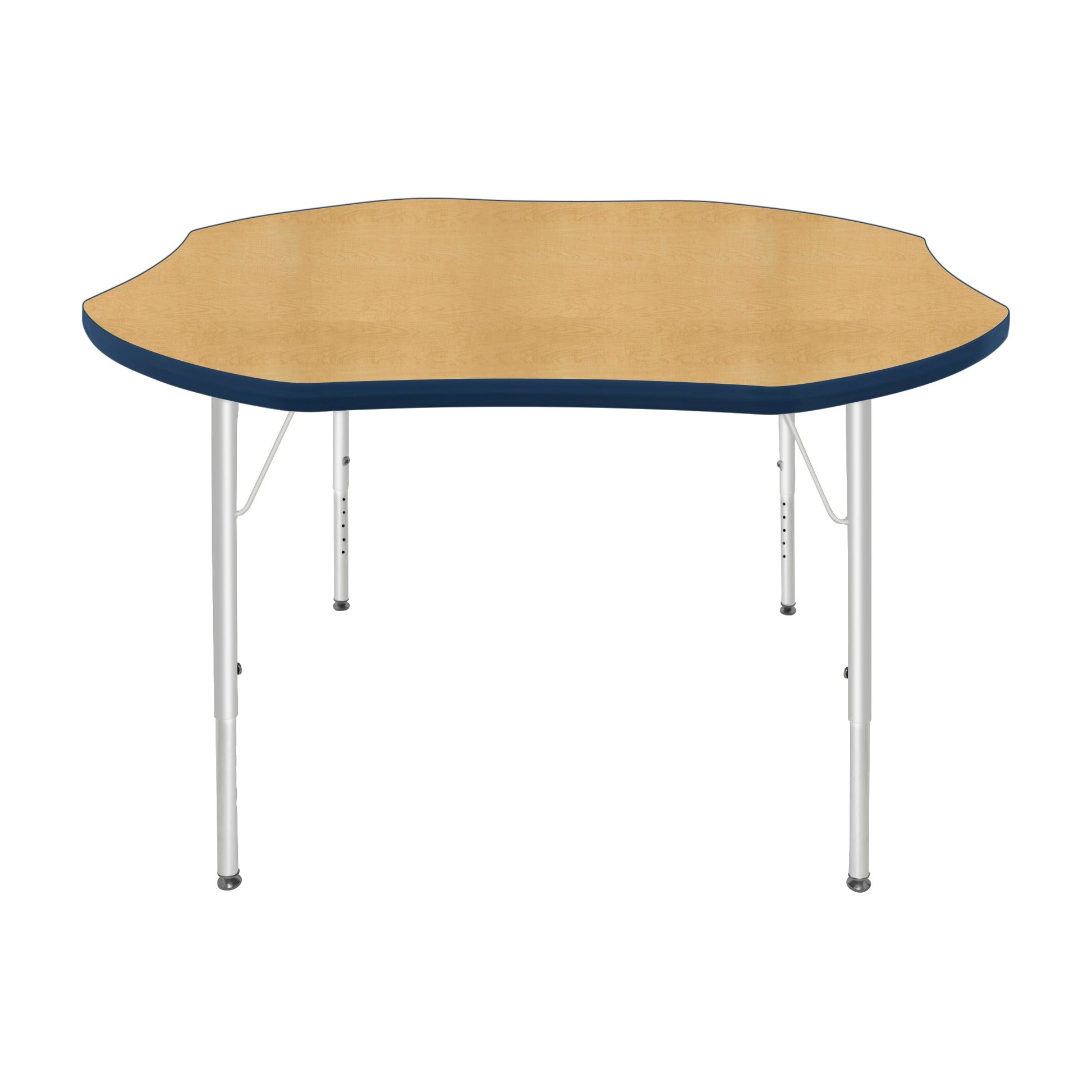 Mahar Creative Colors Shamrock Creative Colors Activity Table with Heavy Duty Laminate Top (48" Diameter x 21-30"H) - SchoolOutlet
