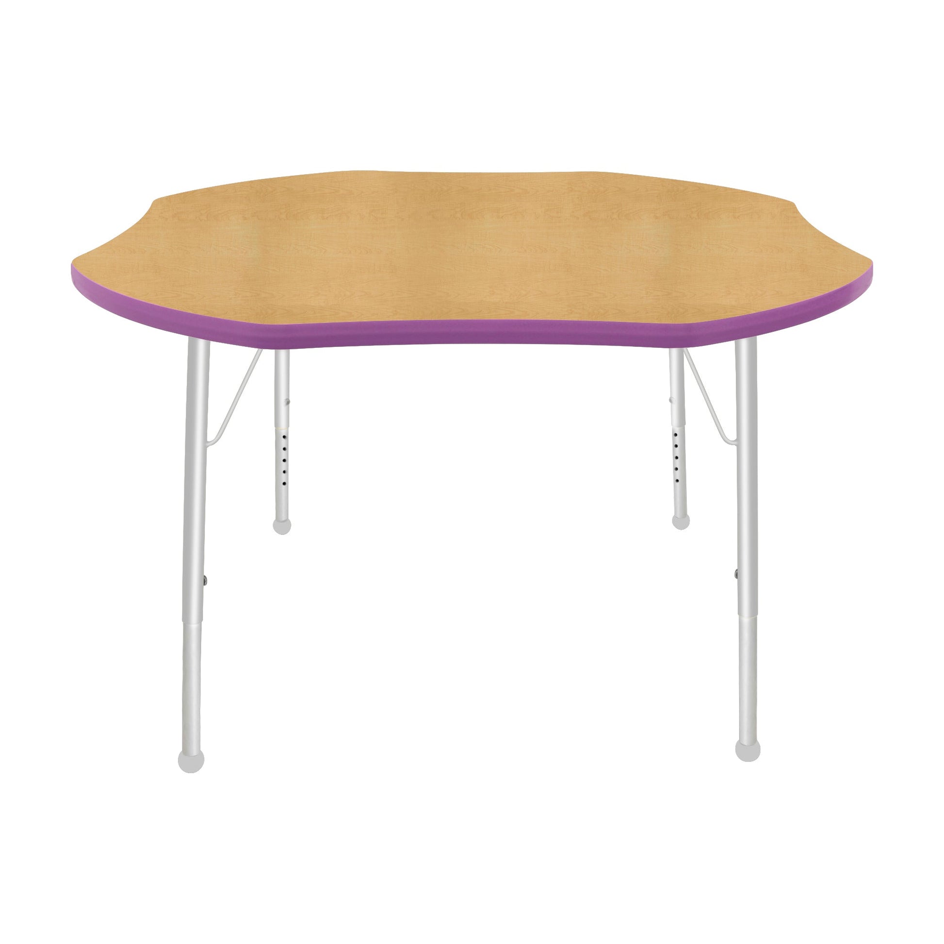 Mahar Creative Colors Shamrock Creative Colors Activity Table with Heavy Duty Laminate Top (48" Diameter x 21-30"H) - SchoolOutlet