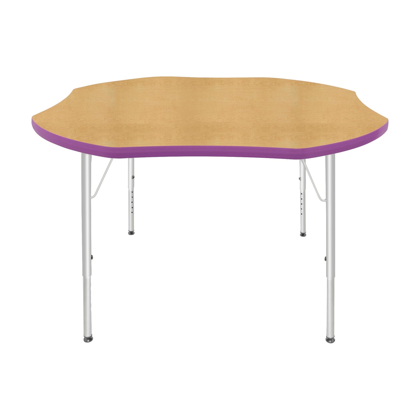 Mahar Creative Colors Shamrock Creative Colors Activity Table with Heavy Duty Laminate Top (48" Diameter x 21-30"H) - SchoolOutlet