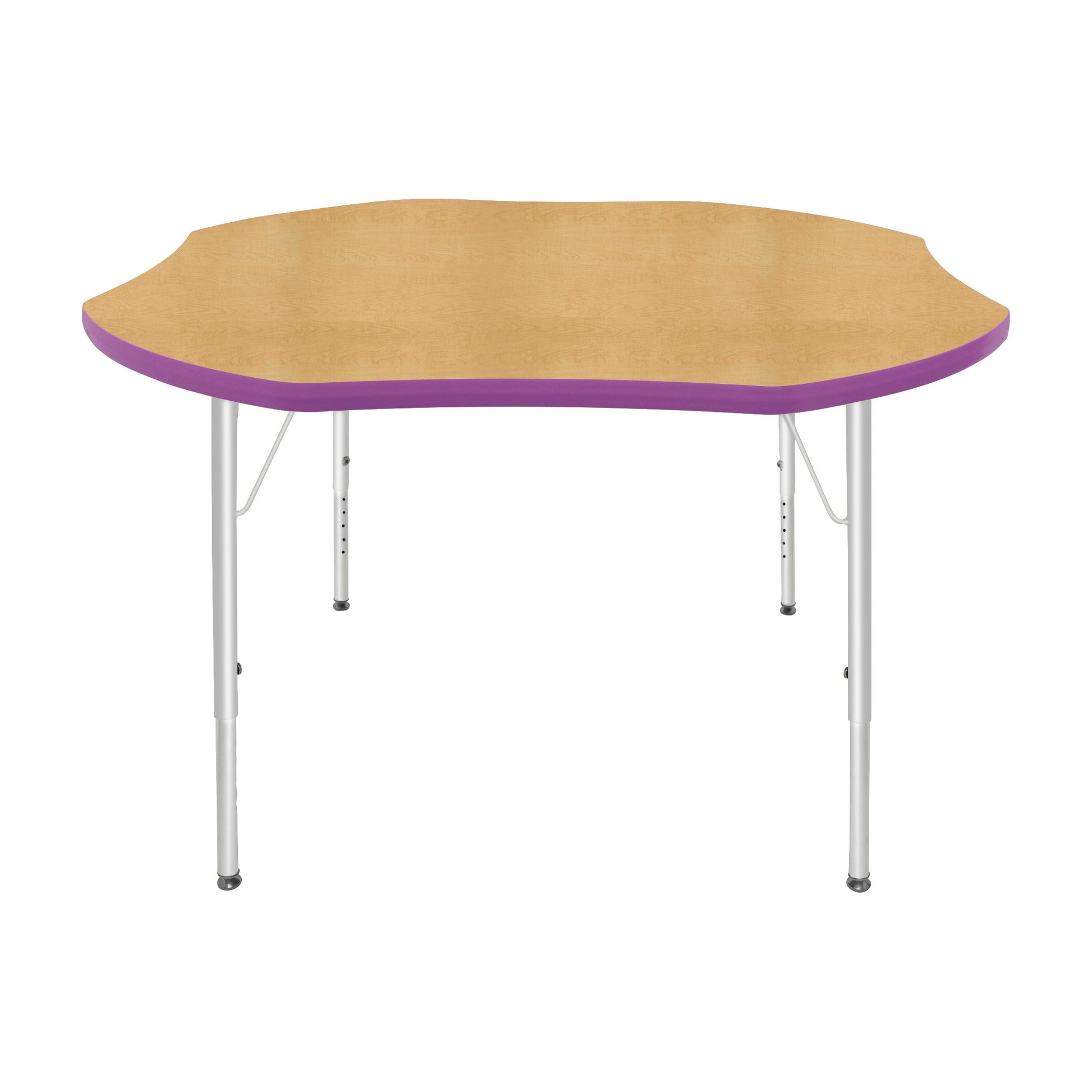 Mahar Creative Colors Shamrock Creative Colors Activity Table with Heavy Duty Laminate Top (48" Diameter x 21-30"H) - SchoolOutlet
