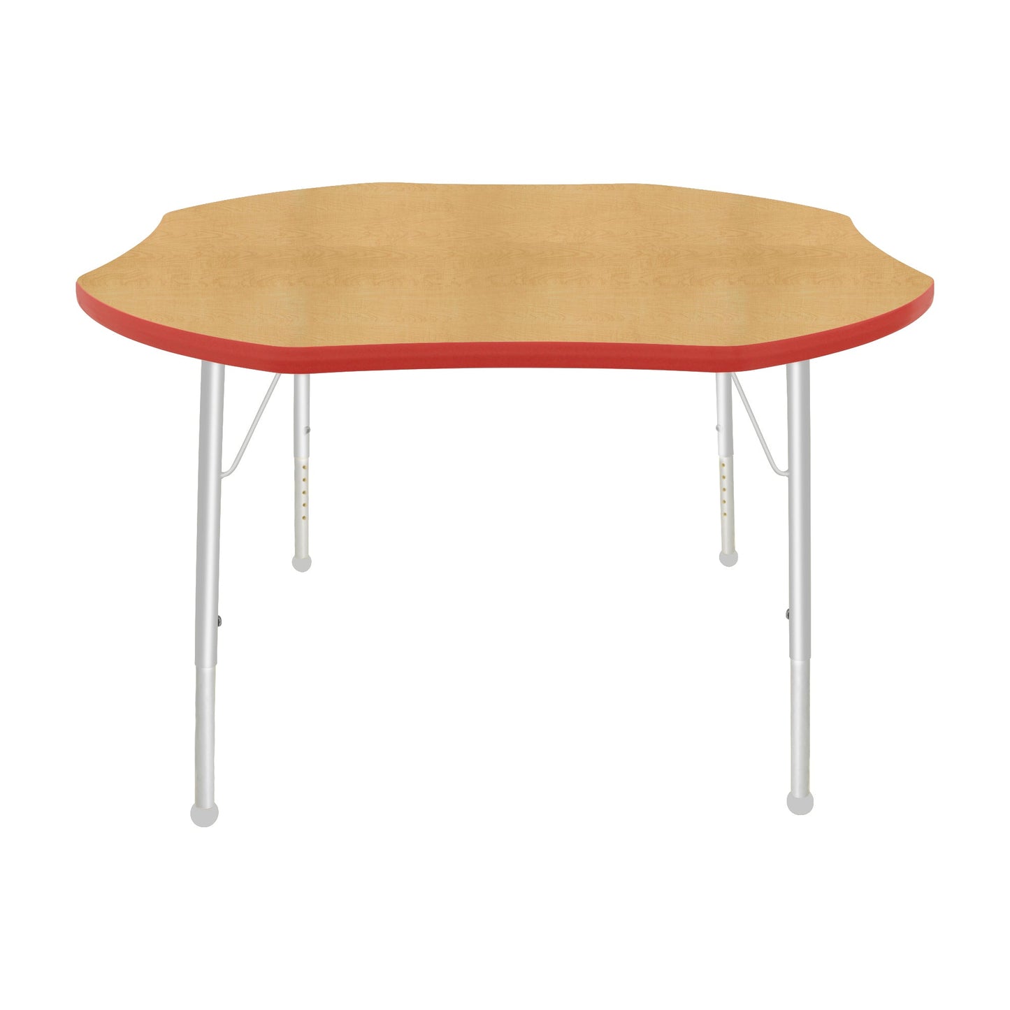 Mahar Creative Colors Shamrock Creative Colors Activity Table with Heavy Duty Laminate Top (48" Diameter x 21-30"H) - SchoolOutlet