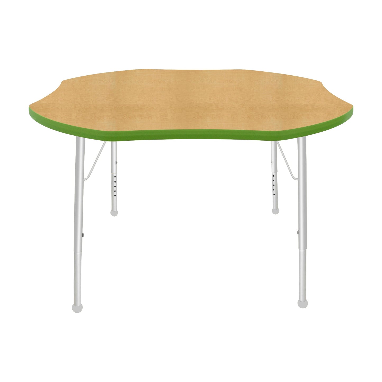 Mahar Creative Colors Shamrock Creative Colors Activity Table with Heavy Duty Laminate Top (48" Diameter x 21-30"H) - SchoolOutlet