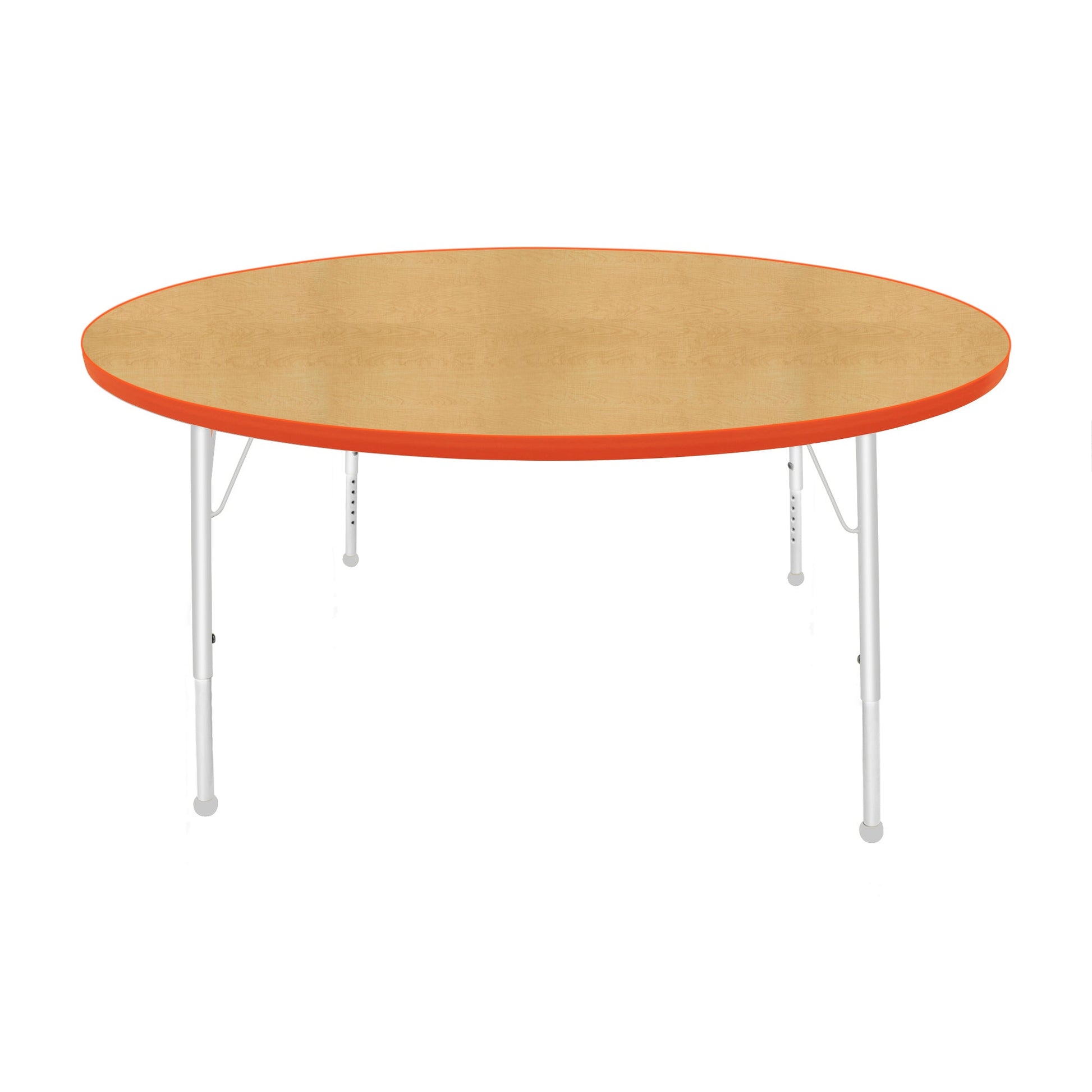 Mahar Creative Colors Large Round Creative Colors Activity Table with Heavy Duty Laminate Top (60" Diameter x 21-30"H) - SchoolOutlet