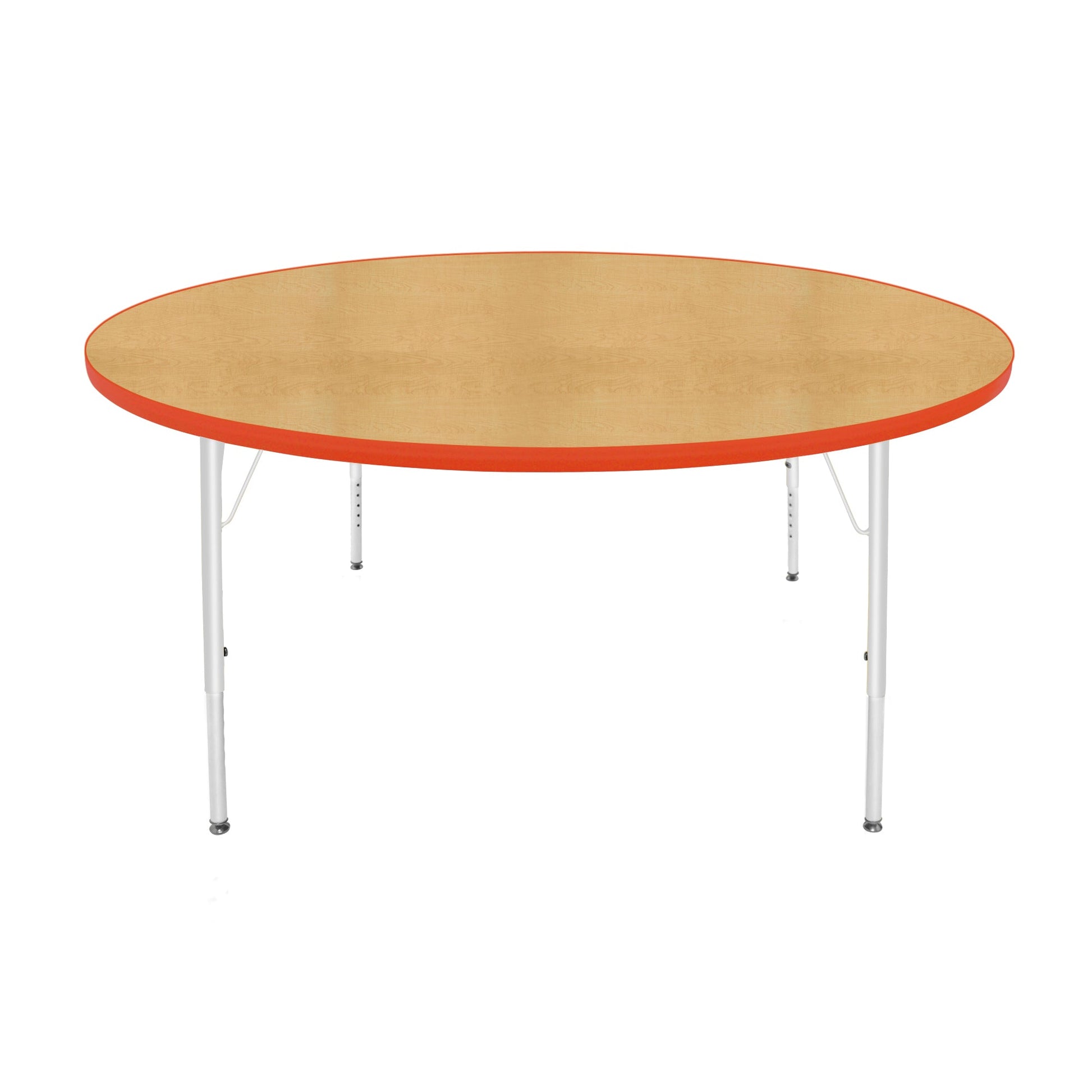 Mahar Creative Colors Large Round Creative Colors Activity Table with Heavy Duty Laminate Top (60" Diameter x 21-30"H) - SchoolOutlet