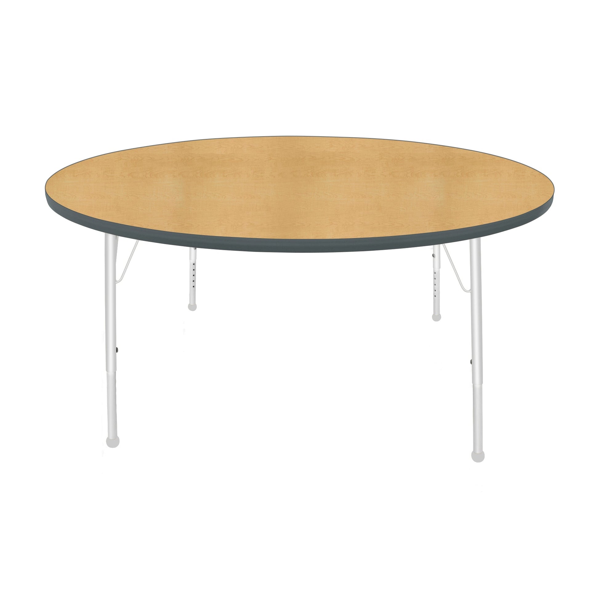 Mahar Creative Colors Large Round Creative Colors Activity Table with Heavy Duty Laminate Top (60" Diameter x 21-30"H) - SchoolOutlet