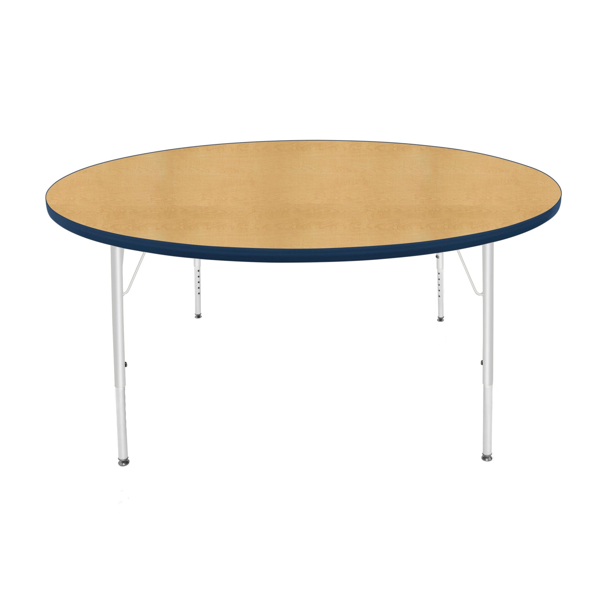 Mahar Creative Colors Large Round Creative Colors Activity Table with Heavy Duty Laminate Top (60" Diameter x 21-30"H) - SchoolOutlet