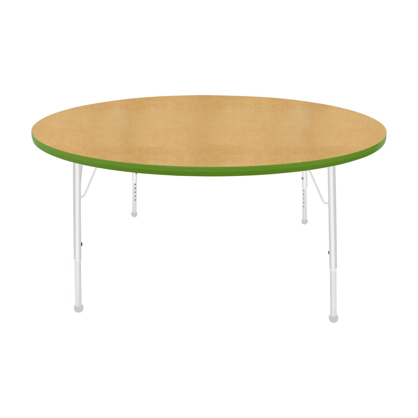 Mahar Creative Colors Large Round Creative Colors Activity Table with Heavy Duty Laminate Top (60" Diameter x 21-30"H) - SchoolOutlet