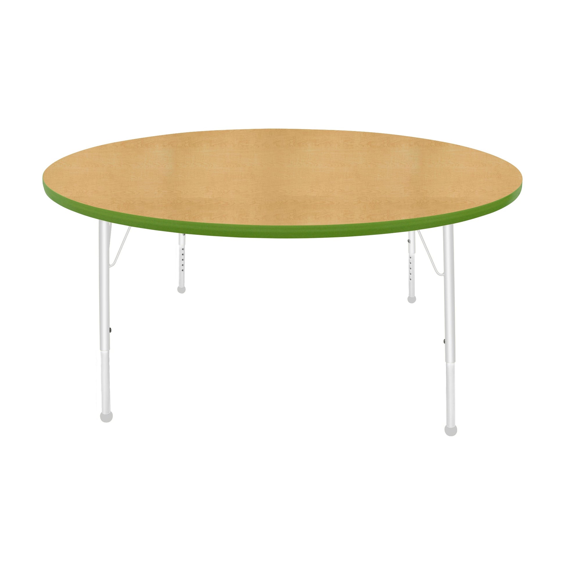 Mahar Creative Colors Large Round Creative Colors Activity Table with Heavy Duty Laminate Top (60" Diameter x 21-30"H) - SchoolOutlet