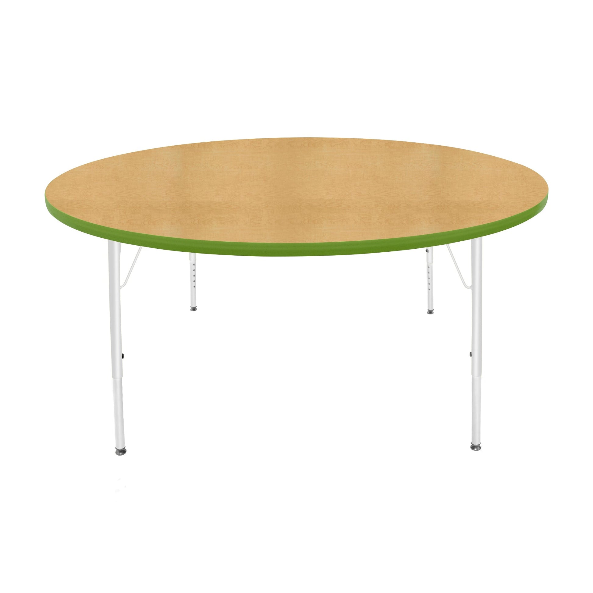 Mahar Creative Colors Large Round Creative Colors Activity Table with Heavy Duty Laminate Top (60" Diameter x 21-30"H) - SchoolOutlet