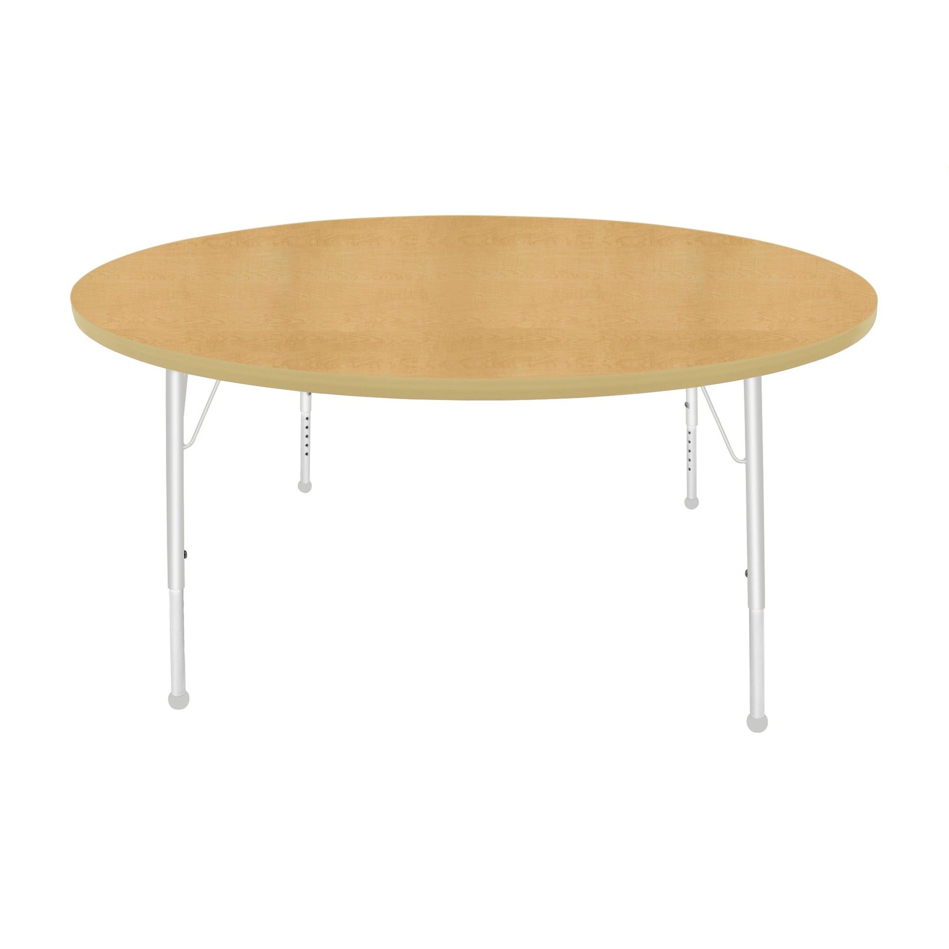 Mahar Creative Colors Large Round Creative Colors Activity Table with Heavy Duty Laminate Top (60" Diameter x 21-30"H) - SchoolOutlet