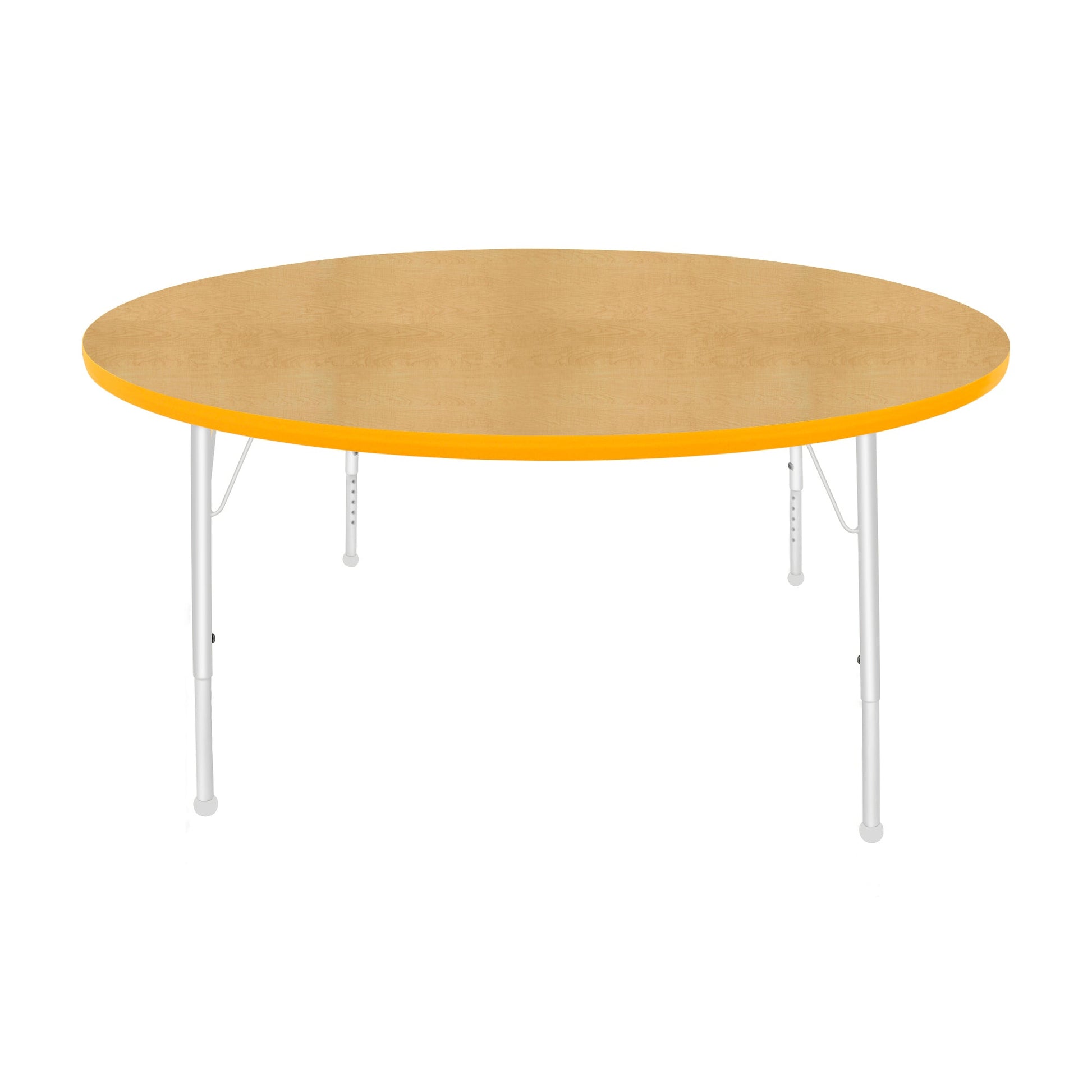 Mahar Creative Colors Large Round Creative Colors Activity Table with Heavy Duty Laminate Top (60" Diameter x 21-30"H) - SchoolOutlet