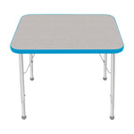 Mahar Creative Colors Small Rectangle Creative Colors Activity Table with Heavy Duty Laminate Top (24