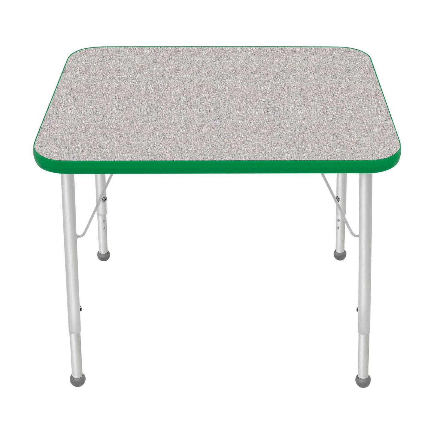 Mahar Creative Colors Small Rectangle Creative Colors Activity Table with Heavy Duty Laminate Top (24"W x 30"L x 21-30"H) - SchoolOutlet