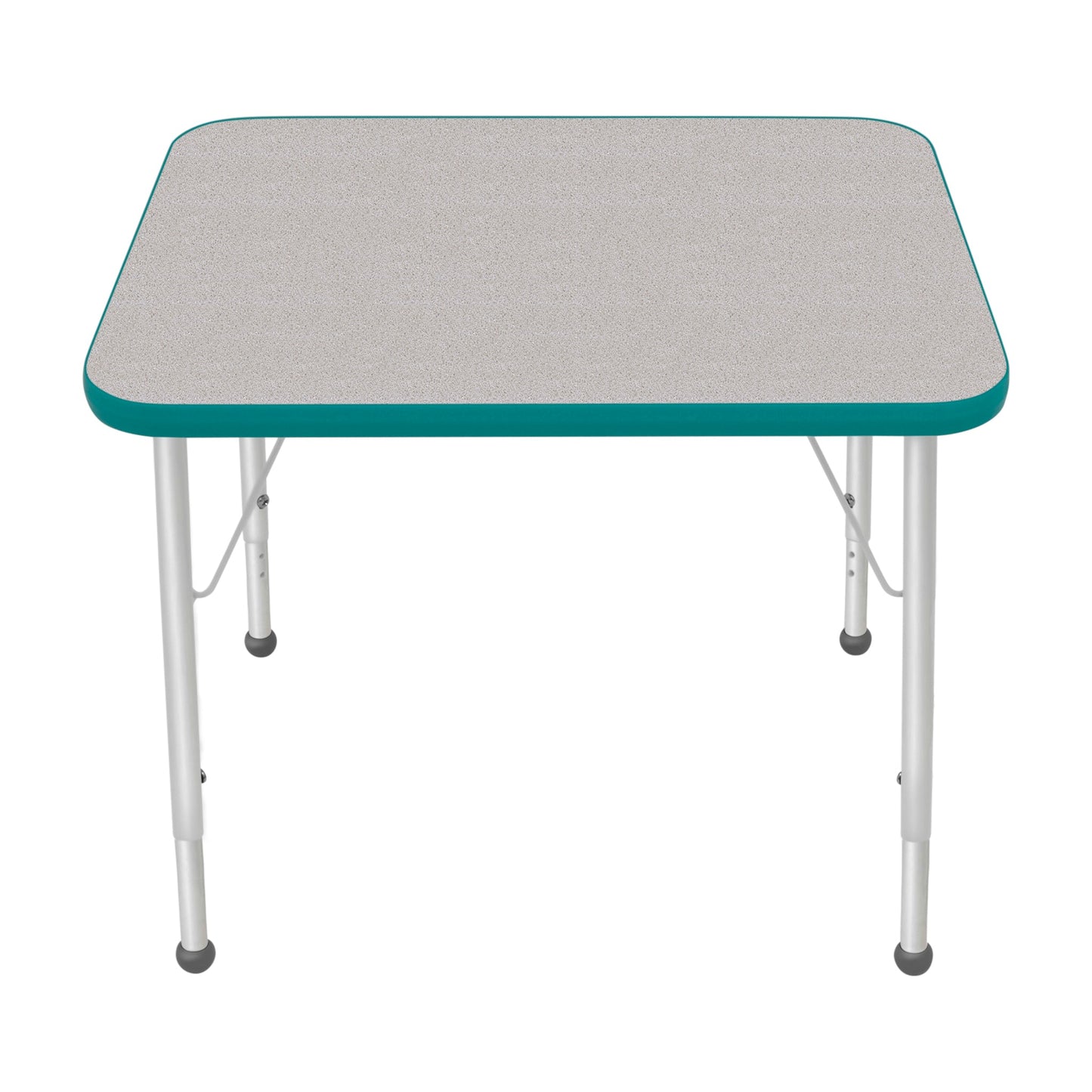 Mahar Creative Colors Small Rectangle Creative Colors Activity Table with Heavy Duty Laminate Top (24"W x 30"L x 21-30"H) - SchoolOutlet