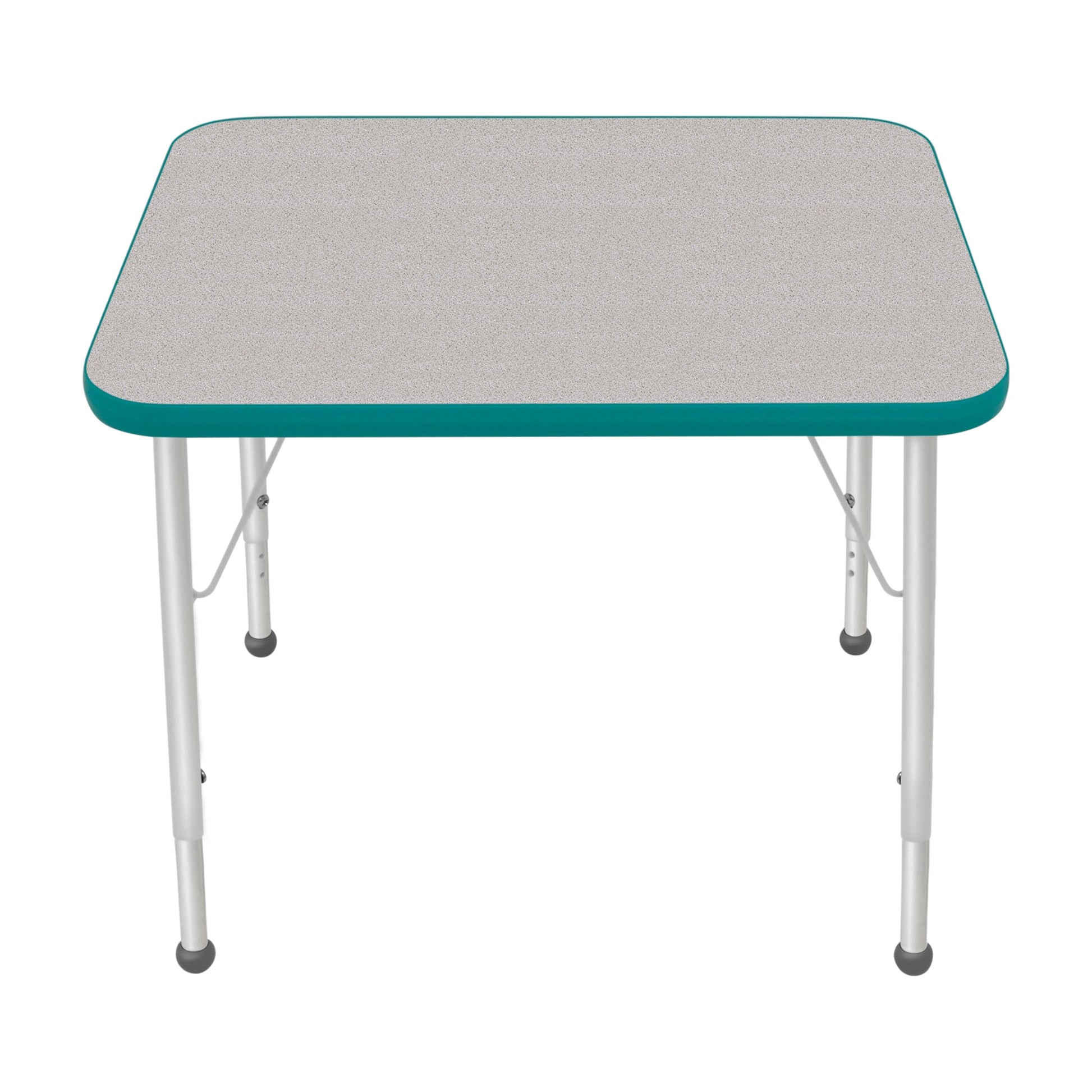 Mahar Creative Colors Small Rectangle Creative Colors Activity Table with Heavy Duty Laminate Top (24"W x 30"L x 21-30"H) - SchoolOutlet