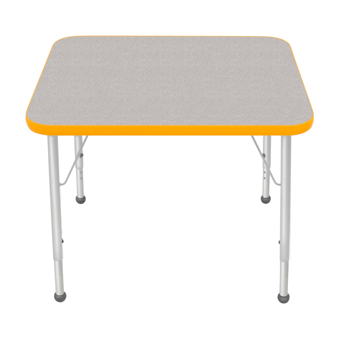 Mahar Creative Colors Small Rectangle Creative Colors Activity Table with Heavy Duty Laminate Top (24"W x 30"L x 21-30"H) - SchoolOutlet