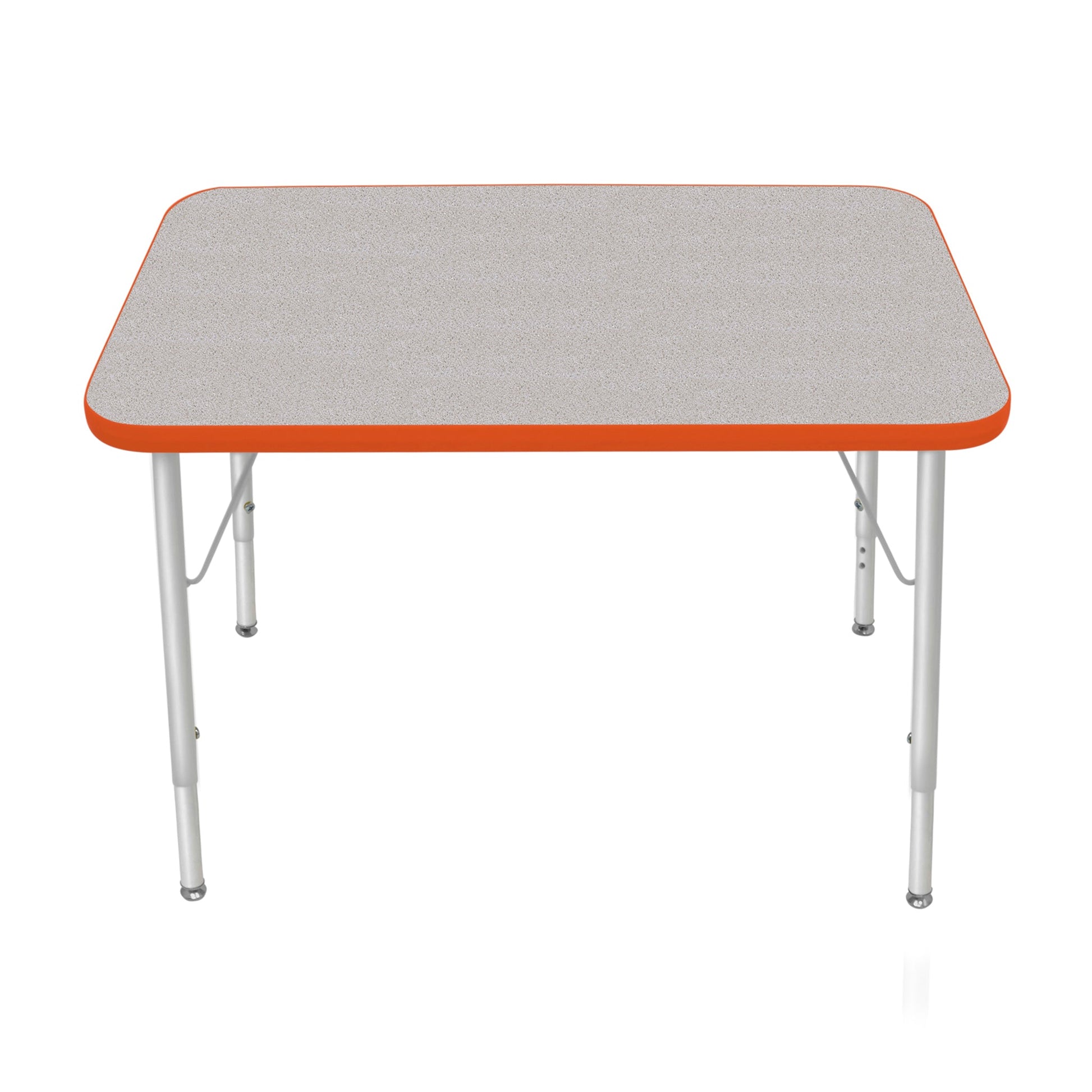 Mahar Creative Colors Small Rectangle Creative Colors Activity Table with Heavy Duty Laminate Top (24"W x 36"L x 22-30"H) - SchoolOutlet