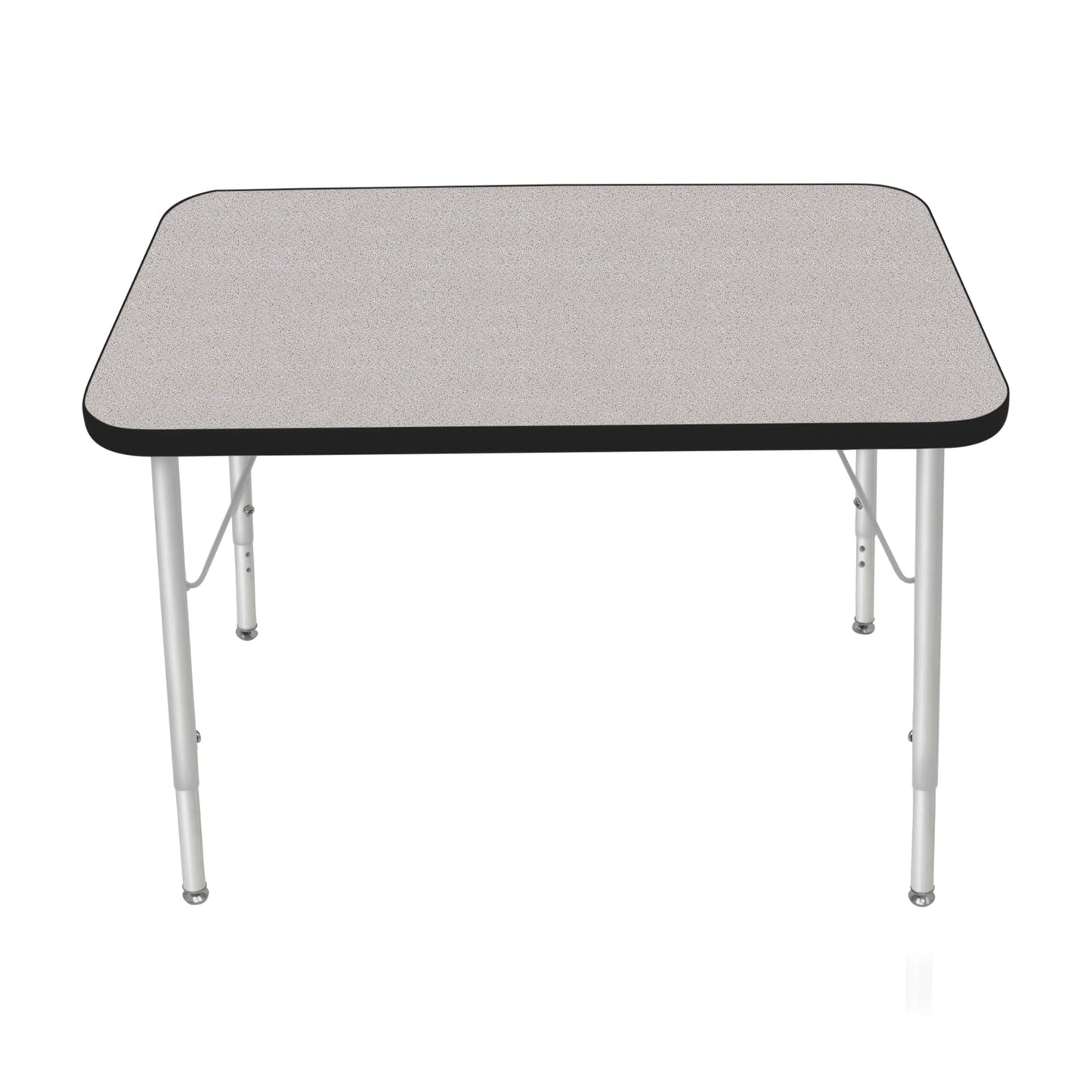 Mahar Creative Colors Small Rectangle Creative Colors Activity Table with Heavy Duty Laminate Top (24"W x 36"L x 22-30"H) - SchoolOutlet