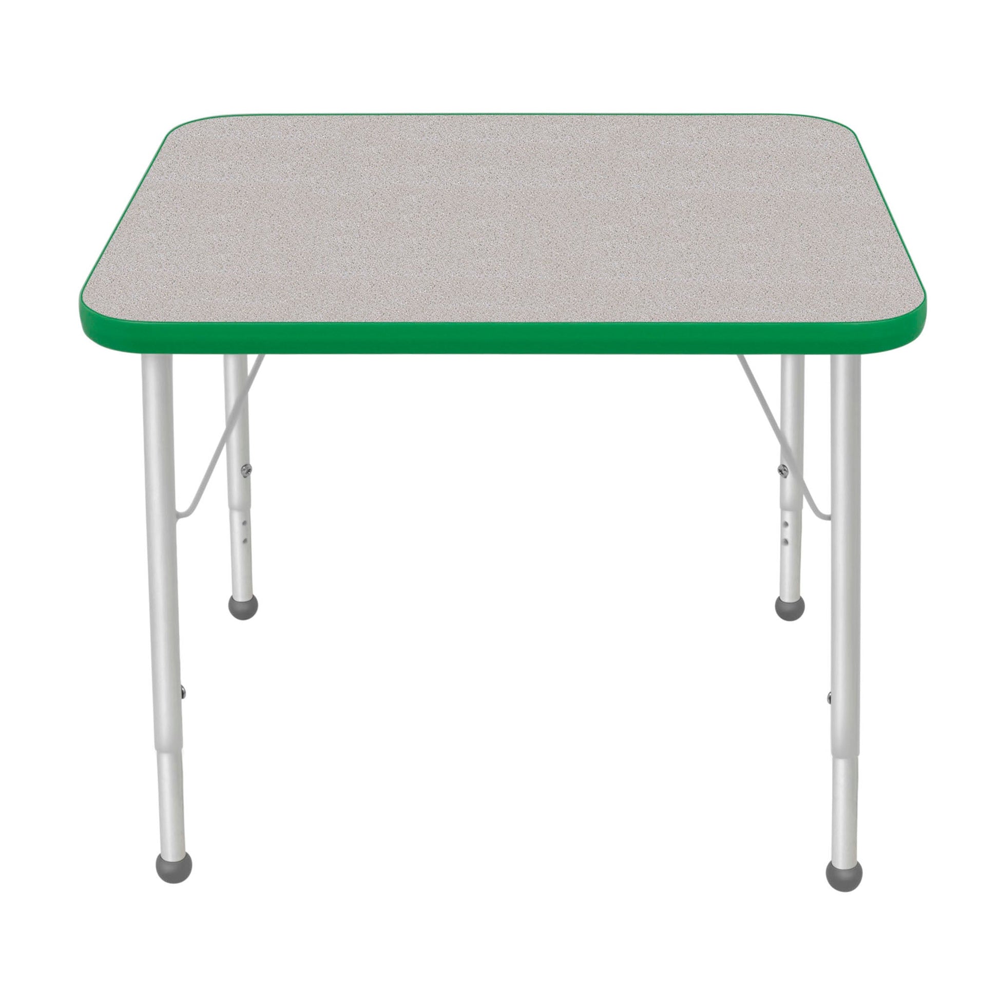 Mahar Creative Colors Small Rectangle Creative Colors Activity Table with Heavy Duty Laminate Top (24"W x 36"L x 22-30"H) - SchoolOutlet