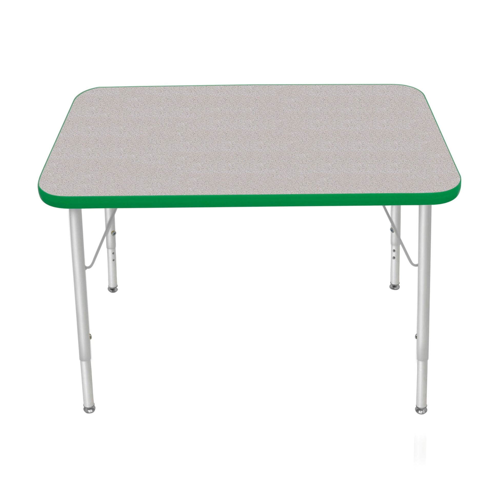 Mahar Creative Colors Small Rectangle Creative Colors Activity Table with Heavy Duty Laminate Top (24"W x 36"L x 22-30"H) - SchoolOutlet