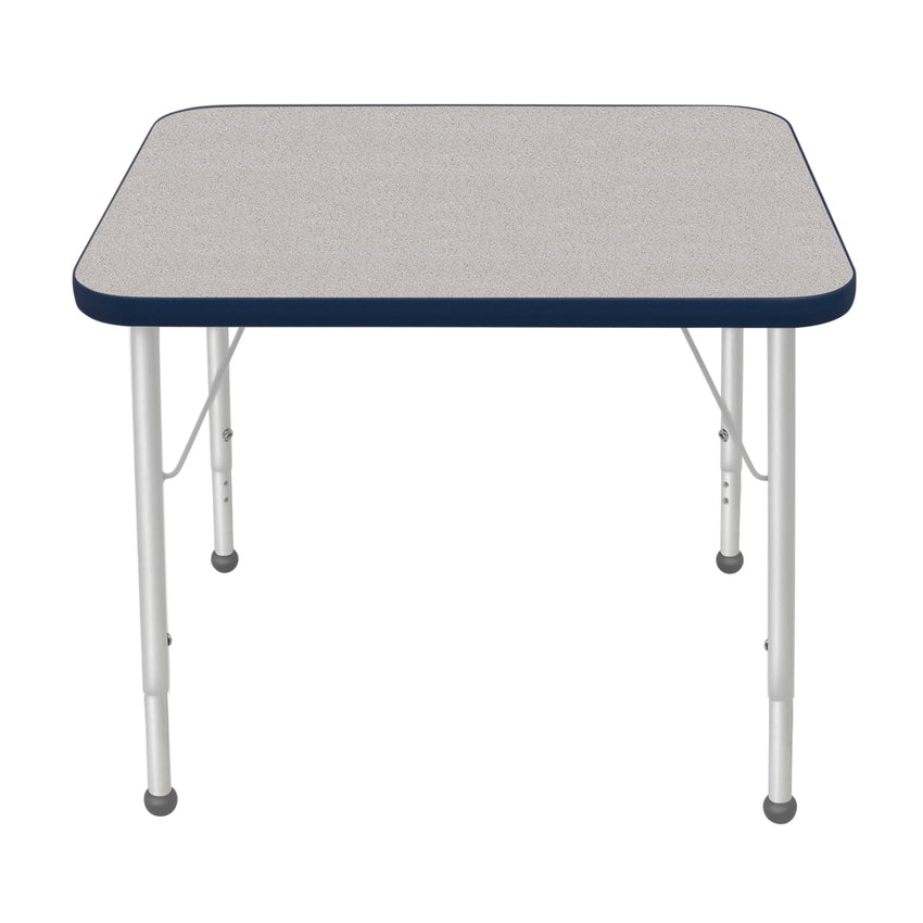 Mahar Creative Colors Small Rectangle Creative Colors Activity Table with Heavy Duty Laminate Top (24"W x 36"L x 22-30"H) - SchoolOutlet