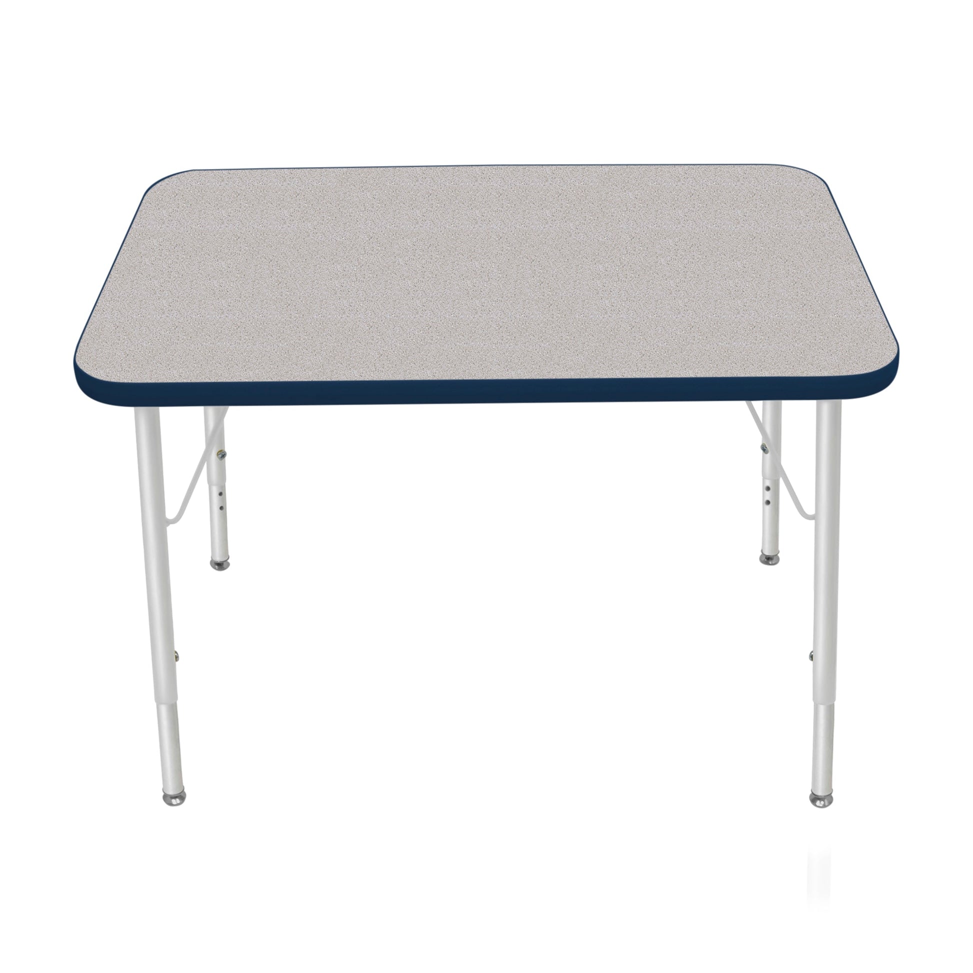 Mahar Creative Colors Small Rectangle Creative Colors Activity Table with Heavy Duty Laminate Top (24"W x 36"L x 22-30"H) - SchoolOutlet
