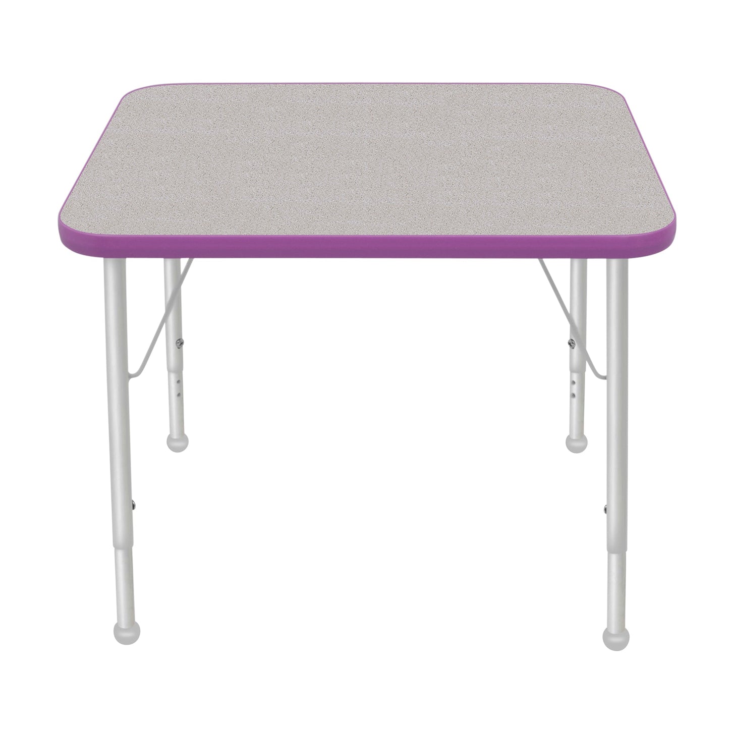 Mahar Creative Colors Small Rectangle Creative Colors Activity Table with Heavy Duty Laminate Top (24"W x 36"L x 22-30"H) - SchoolOutlet