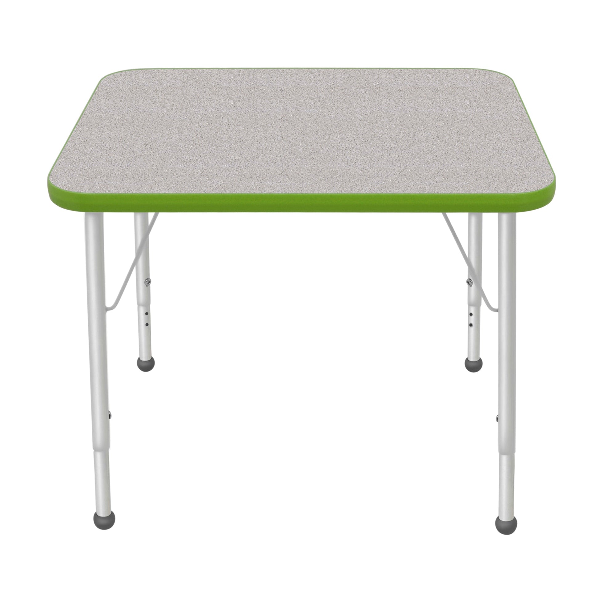 Mahar Creative Colors Small Rectangle Creative Colors Activity Table with Heavy Duty Laminate Top (24"W x 36"L x 22-30"H) - SchoolOutlet